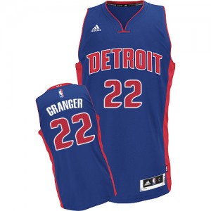 Detroit Pistons #22 Adidas Road Bleu royal Swingman Maillot d'équipe de NBA boutique en ligne - Danny Granger pour Homme