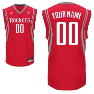 Maillot NBA Houston Rockets Personnalisé Swingman Rouge Adidas Road - Homme