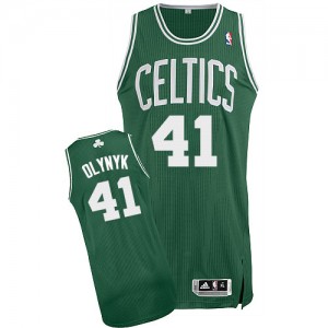 Boston Celtics #41 Adidas Road Vert (No Blanc) Authentic Maillot d'équipe de NBA en ligne pas chers - Kelly Olynyk pour Homme