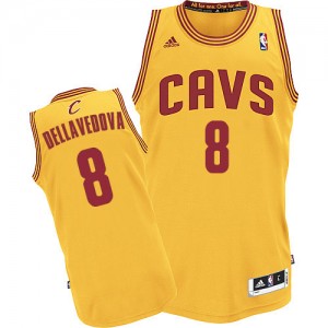 Cleveland Cavaliers #8 Adidas Alternate Or Authentic Maillot d'équipe de NBA Prix d'usine - Matthew Dellavedova pour Homme