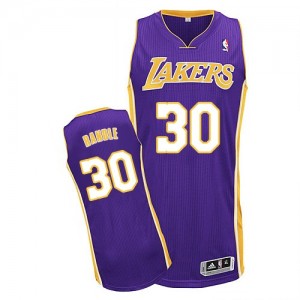 Maillot NBA Violet Julius Randle #30 Los Angeles Lakers Road Authentic Homme Adidas