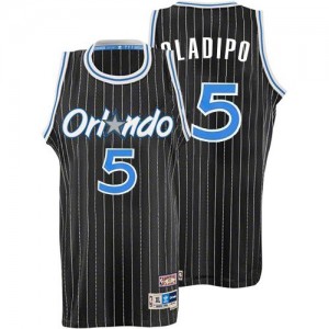 Maillot NBA Orlando Magic #5 Victor Oladipo Noir Adidas Swingman Throwback - Homme
