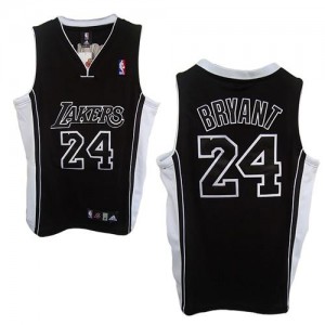Los Angeles Lakers #24 Adidas Shadow Final Patch Noir Swingman Maillot d'équipe de NBA Remise - Kobe Bryant pour Homme