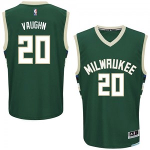 Maillot NBA Authentic Rashad Vaughn #20 Milwaukee Bucks Road Vert - Homme