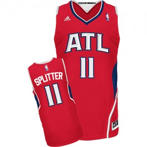 Maillot NBA Atlanta Hawks #11 Tiago Splitter Rouge Adidas Swingman Alternate - Homme