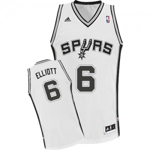 Maillot NBA Swingman Sean Elliott #6 San Antonio Spurs Home Blanc - Homme