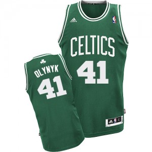 Maillot Adidas Vert (No Blanc) Road Swingman Boston Celtics - Kelly Olynyk #41 - Homme