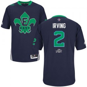 Maillot Authentic Cleveland Cavaliers NBA 2014 All Star Bleu marin - #2 Kyrie Irving - Homme