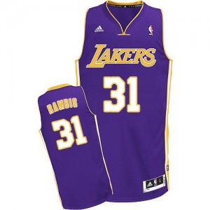 Los Angeles Lakers #31 Adidas Road Violet Swingman Maillot d'équipe de NBA préférentiel - Kurt Rambis pour Homme