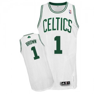 Maillot Authentic Boston Celtics NBA Home Blanc - #1 Walter Brown - Homme