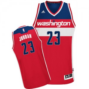 Maillot NBA Washington Wizards #23 Michael Jordan Rouge Adidas Swingman Road - Homme