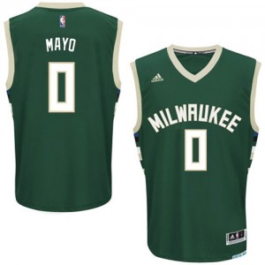Maillot Swingman Milwaukee Bucks NBA Road Vert - #0 O.J. Mayo - Homme