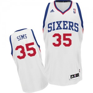 Maillot Swingman Philadelphia 76ers NBA Home Blanc - #35 Henry Sims - Homme