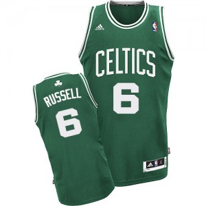 Boston Celtics #6 Adidas Road Vert (No Blanc) Swingman Maillot d'équipe de NBA Prix d'usine - Bill Russell pour Homme