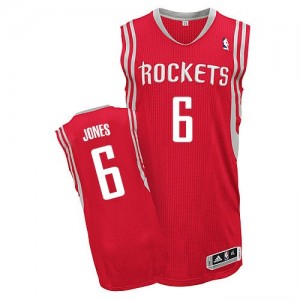 Maillot Authentic Houston Rockets NBA Road Rouge - #6 Terrence Jones - Homme
