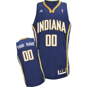 Indiana Pacers Swingman Personnalisé Road Maillot d'équipe de NBA - Bleu marin pour Homme