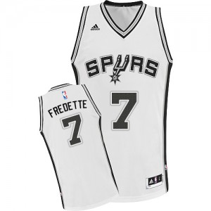 Maillot NBA Blanc Jimmer Fredette #7 San Antonio Spurs Home Swingman Homme Adidas