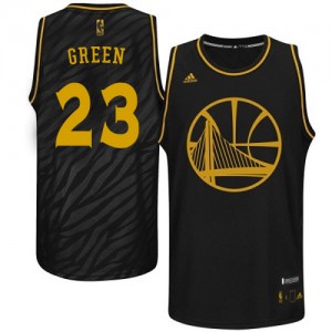 Golden State Warriors #23 Adidas Precious Metals Fashion Noir Authentic Maillot d'équipe de NBA Expédition rapide - Draymond Green pour Homme