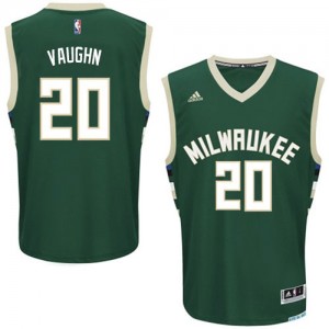 Milwaukee Bucks #20 Adidas Road Vert Swingman Maillot d'équipe de NBA préférentiel - Rashad Vaughn pour Homme