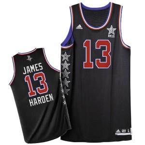 Houston Rockets #13 Adidas 2015 All Star Noir Authentic Maillot d'équipe de NBA pas cher - James Harden pour Homme