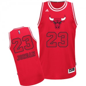Maillot Adidas Rouge New Fashion Swingman Chicago Bulls - Michael Jordan #23 - Homme