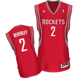 Maillot NBA Rouge Patrick Beverley #2 Houston Rockets Road Swingman Homme Adidas