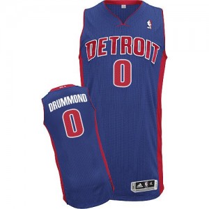 Detroit Pistons #0 Adidas Road Bleu royal Authentic Maillot d'équipe de NBA en ligne pas chers - Andre Drummond pour Homme