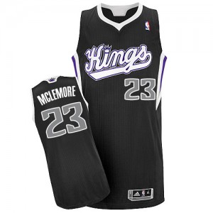 Maillot NBA Sacramento Kings #23 Ben McLemore Noir Adidas Authentic Alternate - Homme