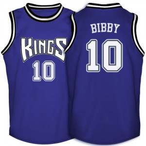 Sacramento Kings #10 Adidas Throwback Violet Authentic Maillot d'équipe de NBA magasin d'usine - Mike Bibby pour Homme