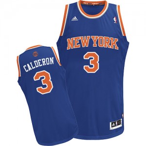 Maillot NBA Swingman Jose Calderon #3 New York Knicks Road Bleu royal - Homme