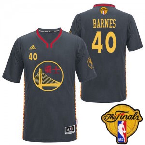 Maillot Swingman Golden State Warriors NBA Slate Chinese New Year 2015 The Finals Patch Noir - #40 Harrison Barnes - Homme