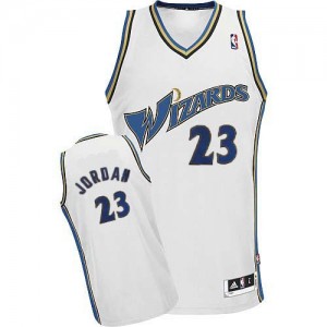Maillot NBA Blanc Michael Jordan #23 Washington Wizards Authentic Homme Adidas