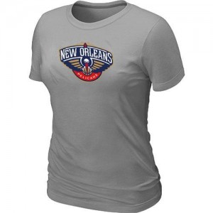 T-shirt principal de logo New Orleans Pelicans NBA Big & Tall Gris - Femme