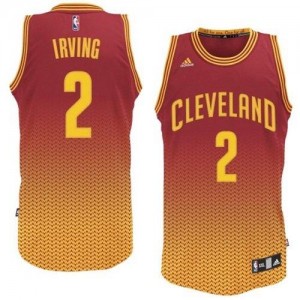 Maillot Swingman Cleveland Cavaliers NBA Resonate Fashion Rouge - #2 Kyrie Irving - Homme