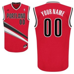 Portland Trail Blazers Personnalisé Adidas Alternate Rouge Maillot d'équipe de NBA Le meilleur cadeau - Swingman pour Enfants