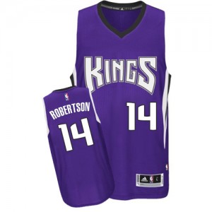 Maillot Authentic Sacramento Kings NBA Road Violet - #14 Oscar Robertson - Homme