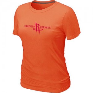 T-shirt principal de logo Houston Rockets NBA Big & Tall Orange - Femme