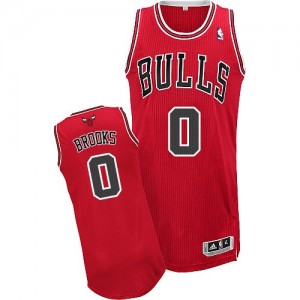 Maillot Adidas Rouge Road Authentic Chicago Bulls - Aaron Brooks #0 - Homme