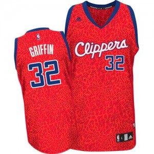 Los Angeles Clippers Blake Griffin #32 Crazy Light Authentic Maillot d'équipe de NBA - Rouge pour Homme