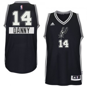 Maillot NBA Noir Danny Green #14 San Antonio Spurs 2014-15 Christmas Day Swingman Homme Adidas