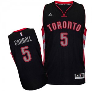 Maillot NBA Toronto Raptors #5 DeMarre Carroll Noir Adidas Swingman Alternate - Homme