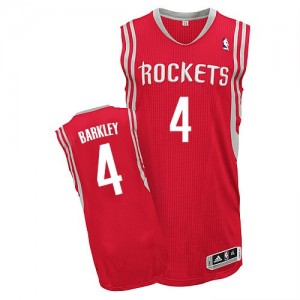 Maillot NBA Authentic Charles Barkley #4 Houston Rockets Road Rouge - Homme
