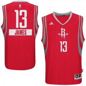 Maillot Adidas Rouge 2014-15 Christmas Day Authentic Houston Rockets - James Harden #13 - Homme