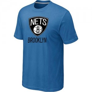 Tee-Shirt NBA Bleu clair Brooklyn Nets Big & Tall Homme