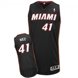 Maillot NBA Authentic Glen Rice #41 Miami Heat Road Noir - Homme