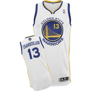 Golden State Warriors Wilt Chamberlain #13 Home Authentic Maillot d'équipe de NBA - Blanc pour Homme