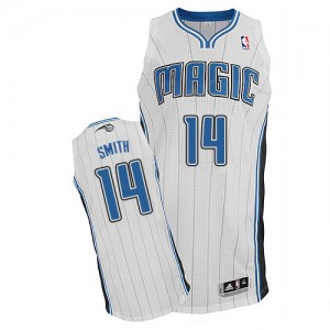 Orlando Magic Jason Smith #14 Home Authentic Maillot d'équipe de NBA - Blanc pour Homme