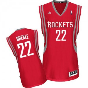 Houston Rockets Clyde Drexler #22 Road Swingman Maillot d'équipe de NBA - Rouge pour Homme