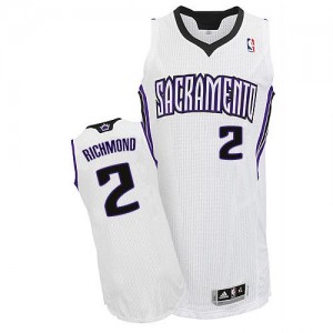 Sacramento Kings #2 Adidas Home Blanc Authentic Maillot d'équipe de NBA prix d'usine en ligne - Mitch Richmond pour Homme