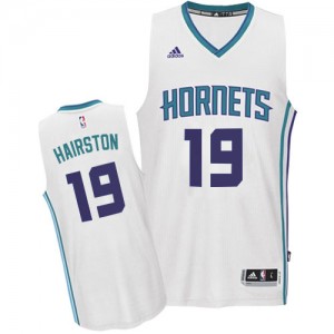 Maillot Adidas Blanc Home Authentic Charlotte Hornets - P.J. Hairston #19 - Homme
